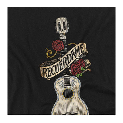 Black - Side - Coco Childrens-Kids Recuerdame Ernesto´s Famous Guitar Sweatshirt