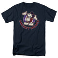 Navy - Front - Disney Mens Americana Mickey Mouse T-Shirt
