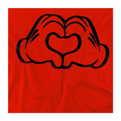 Red - Side - Disney Childrens-Kids Love Hands Sweatshirt