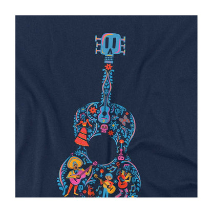 Navy - Side - Coco Childrens-Kids Ernesto Miguel Hector Guitar Sweatshirt