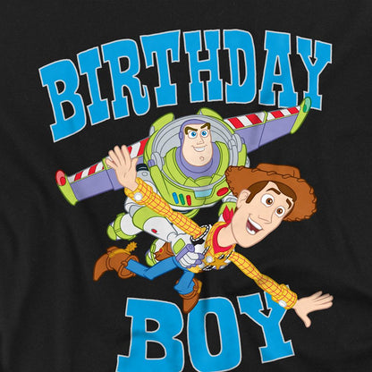 Black - Back - Toy Story Childrens-Kids Woody & Buzz Lightyear Sweatshirt