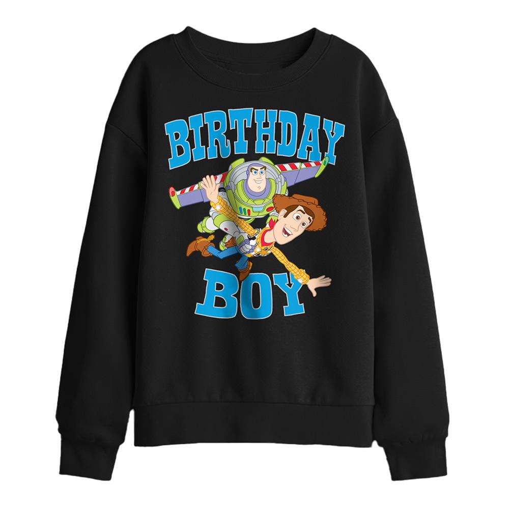 Black - Front - Toy Story Childrens-Kids Woody & Buzz Lightyear Sweatshirt