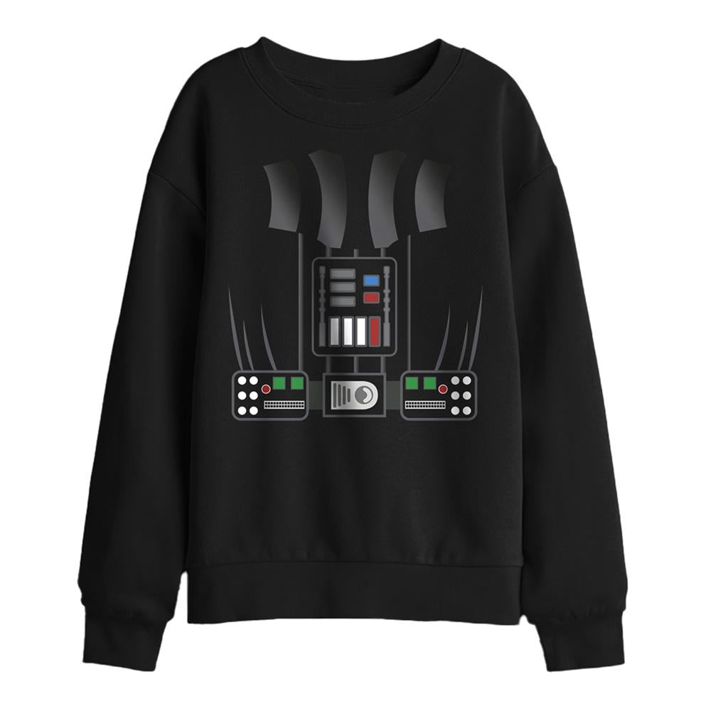 Black - Front - Star Wars Childrens-Kids Darth Vader Sweatshirt