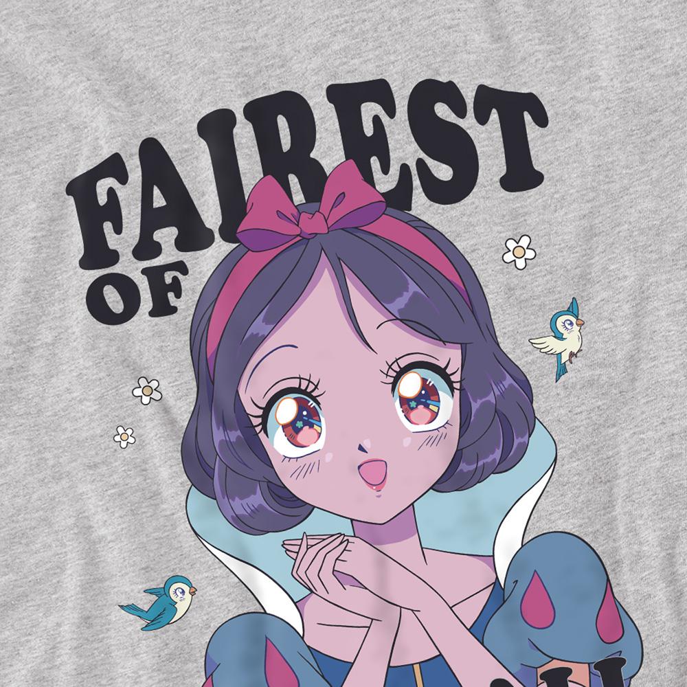 Athletic Heather - Back - Snow White And The Seven Dwarfs Childrens-Kids Fairest Of Them All Sweatshirt