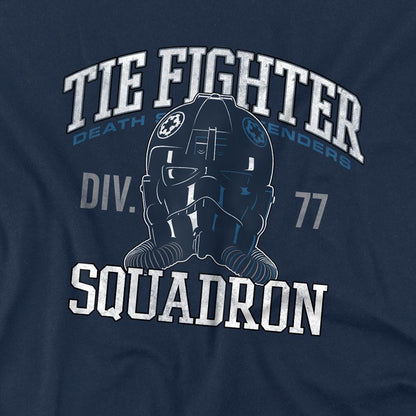 Navy - Back - Star Wars Childrens-Kids Tie Fighter Squadron Sweatshirt