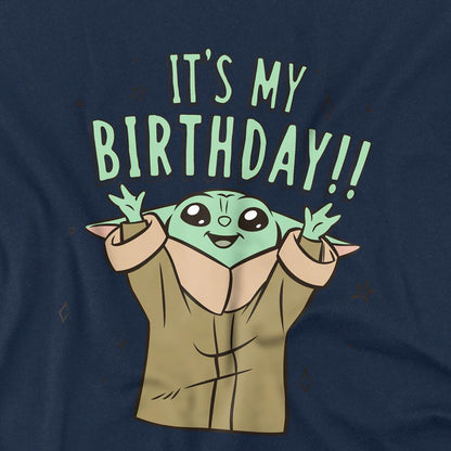 Navy - Back - Star Wars Childrens-Kids It´s My Birthday Sweatshirt