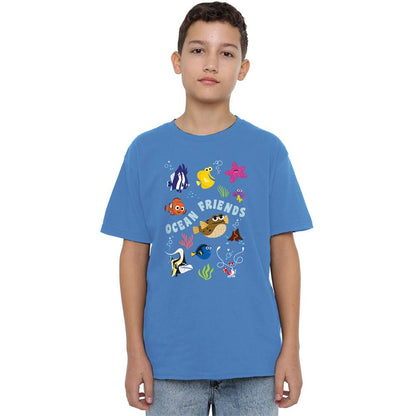 Sapphire - Back - Finding Nemo Boys Fish Are Friends T-Shirt