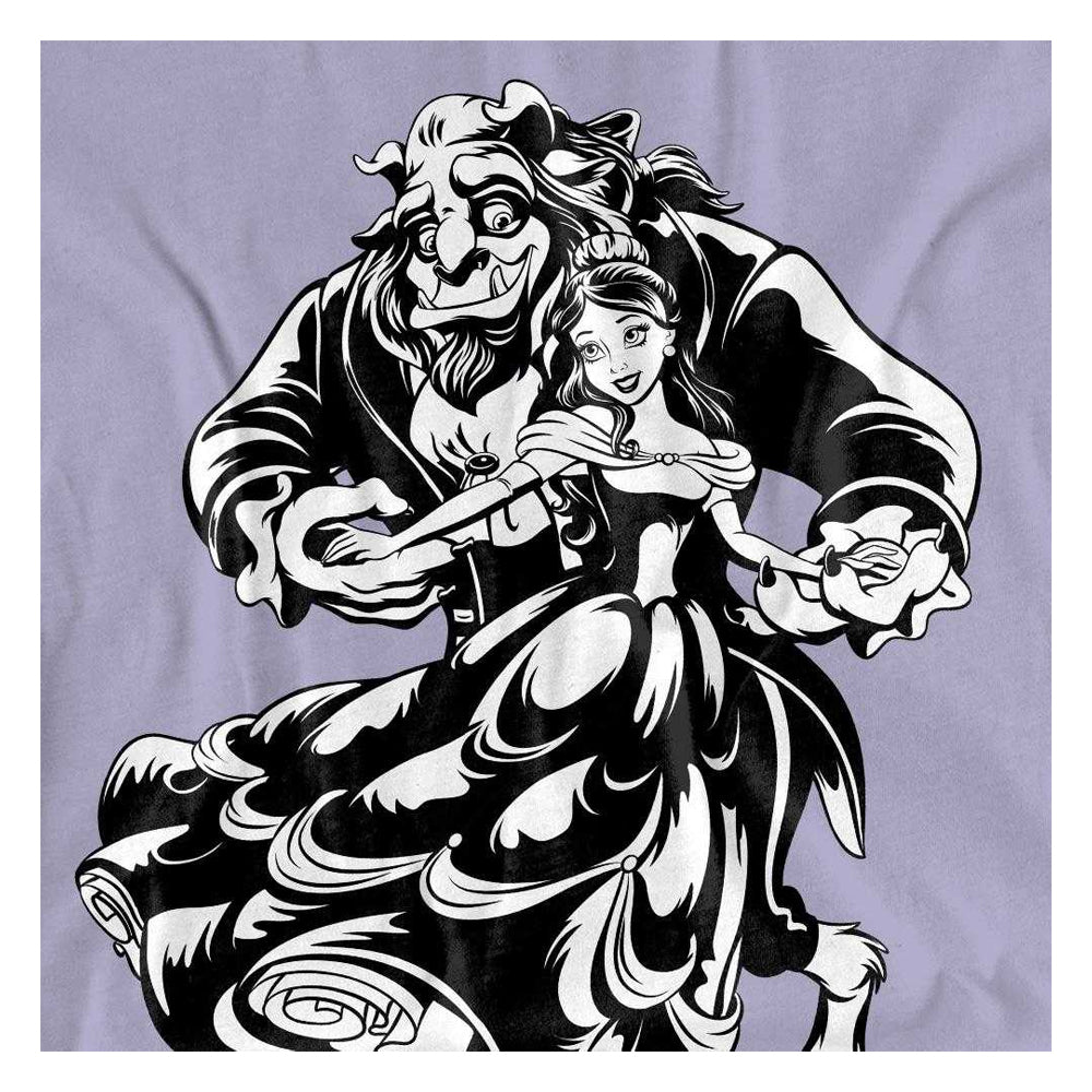 Lavender - Side - Beauty And The Beast Unisex Adult Dance T-Shirt