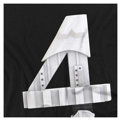 Black - Side - Star Wars Childrens-Kids Stormtrooper 4 Sweatshirt