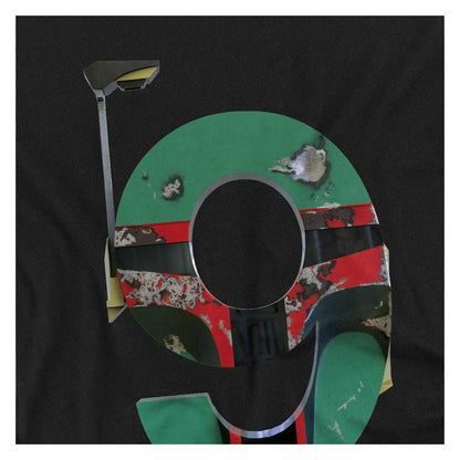 Black - Side - Star Wars Childrens-Kids Boba Fett 9 Sweatshirt