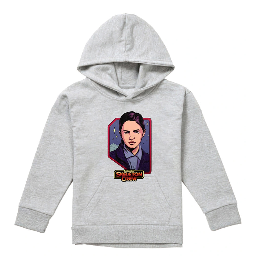 Athletic Heather - Front - Star Wars: Skeleton Crew Childrens-Kids Pullover Hoodie