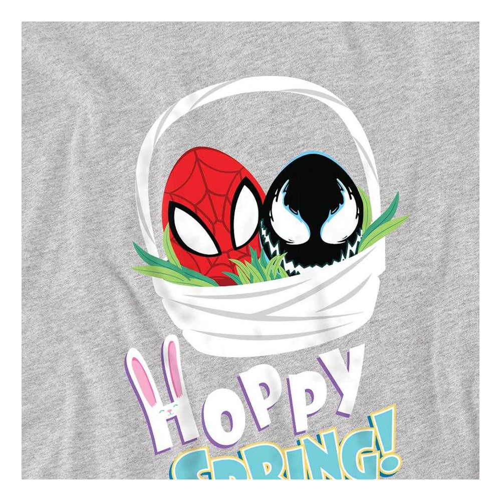 Athletic Heather - Side - Spider-Man Childrens-Kids Hoppy Spring Sweatshirt