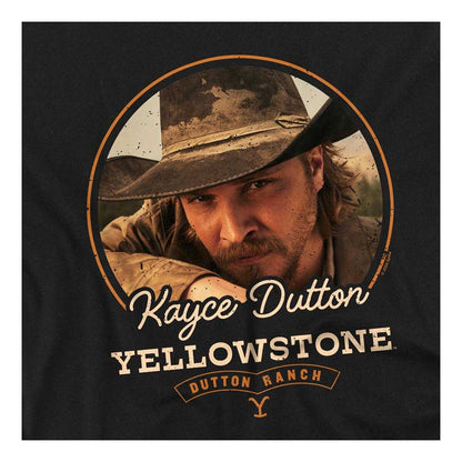 Black - Side - Yellowstone Unisex Adult Live Up To The Brand T-Shirt