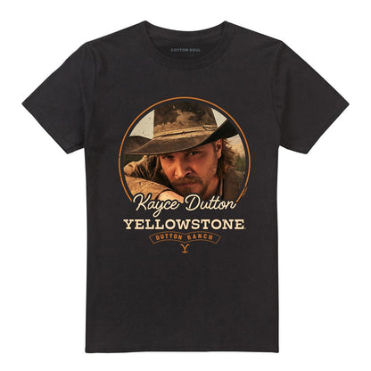 Black - Front - Yellowstone Unisex Adult Live Up To The Brand T-Shirt