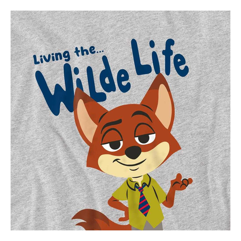Grey - Side - Zootopia 2 Boys T-Shirt