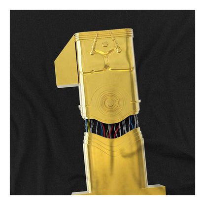 Black - Side - Star Wars Childrens-Kids C3PO 1st Birthday Sweatshirt