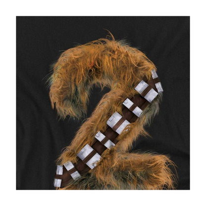 Black - Side - Star Wars Childrens-Kids Chewbacca 2nd Birthday Sweatshirt