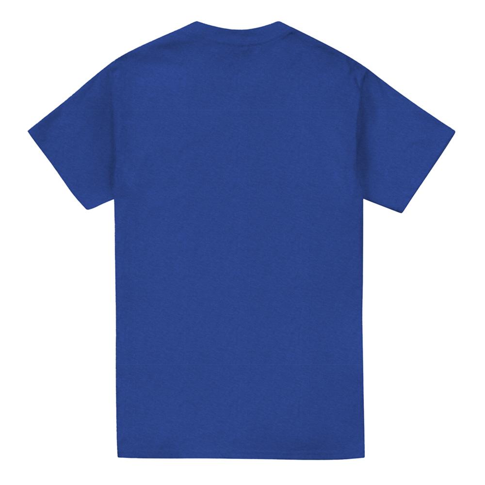 Royal Blue - Back - Sesame Street Unisex Adult Cookie Monster Crayon Heather T-Shirt