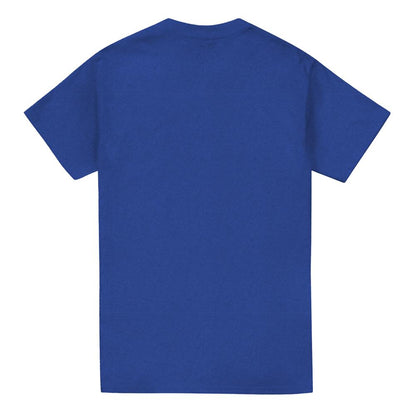 Royal Blue - Back - Sesame Street Unisex Adult Cookie Monster Crayon Heather T-Shirt