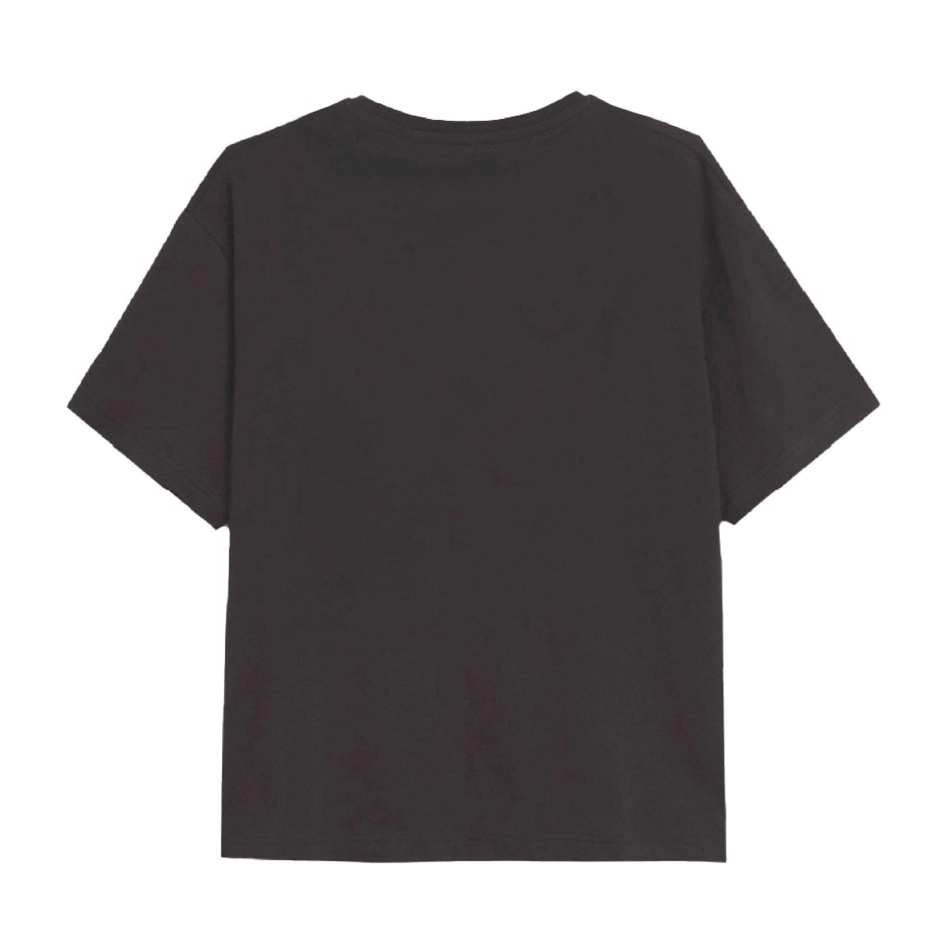 Charcoal - Back - The Powerpuff Girls Girls Heart T-Shirt