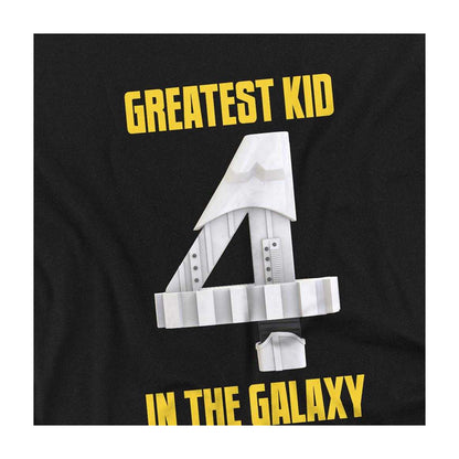 Black - Side - Star Wars Childrens-Kids Greatest Kid Stormtrooper 4th Birthday Sweatshirt