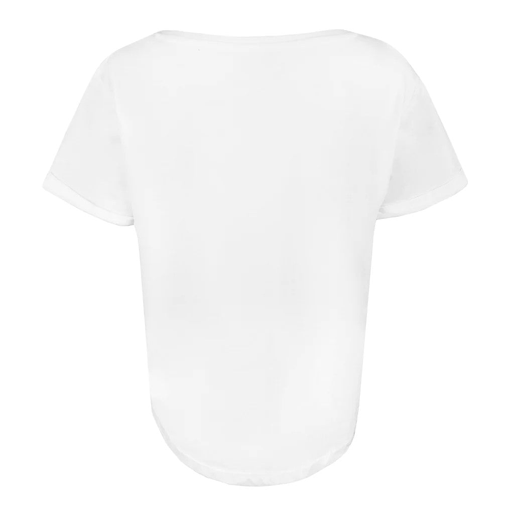 White - Back - Dumbo Womens-Ladies The Flying Elephant Star T-Shirt