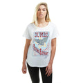 White - Side - Dumbo Womens-Ladies The Flying Elephant Star T-Shirt