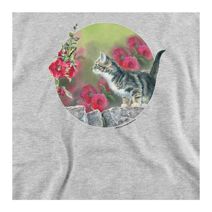 Athletic Heather - Side - Wild Wings Unisex Adult Kitten Sweatshirt