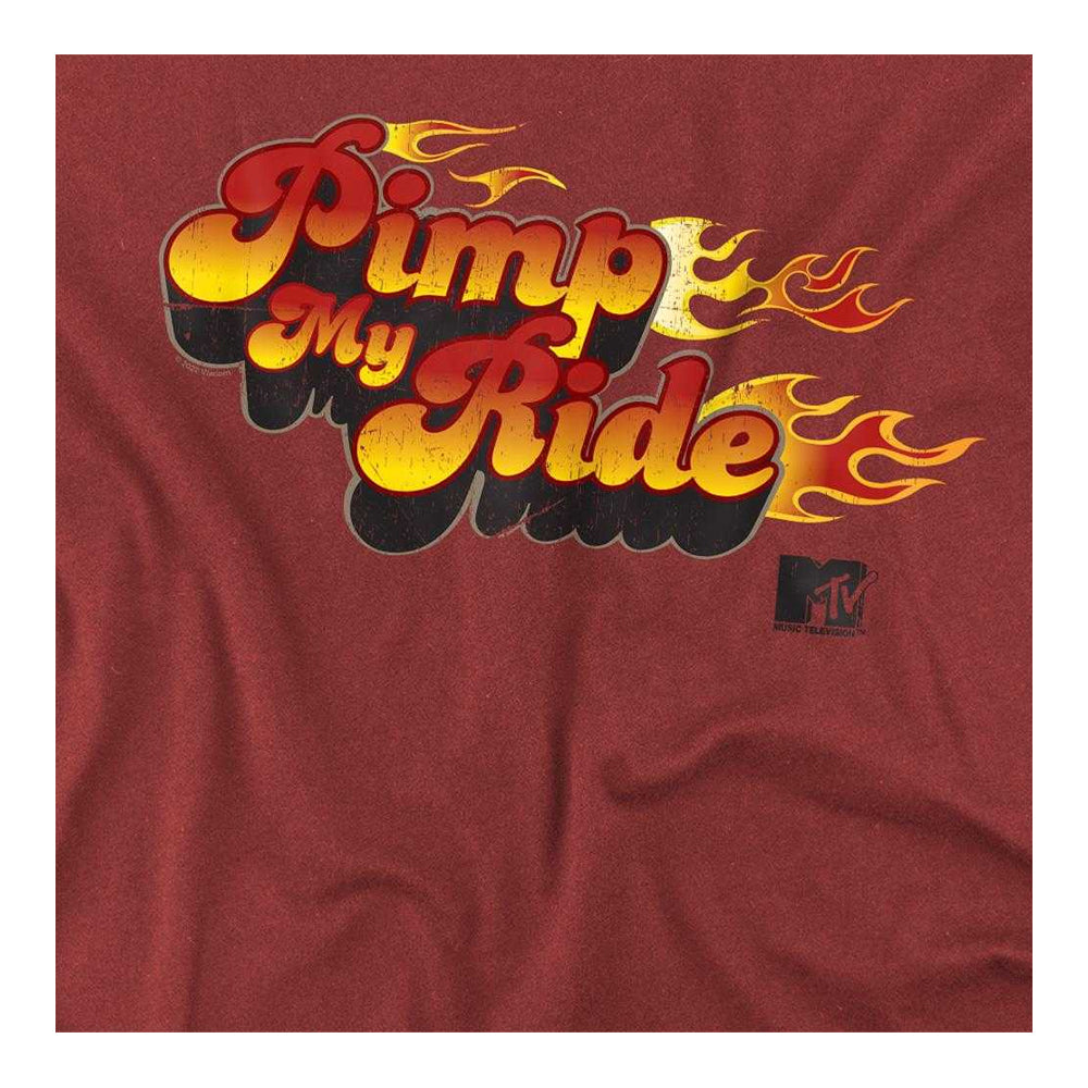 Cardinal - Side - Pimp My Ride Unisex Adult Gradient Logo T-Shirt
