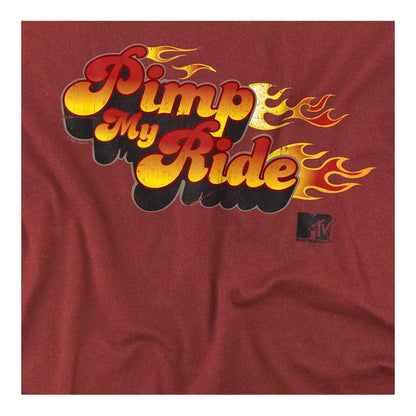 Cardinal - Side - Pimp My Ride Unisex Adult Gradient Logo T-Shirt