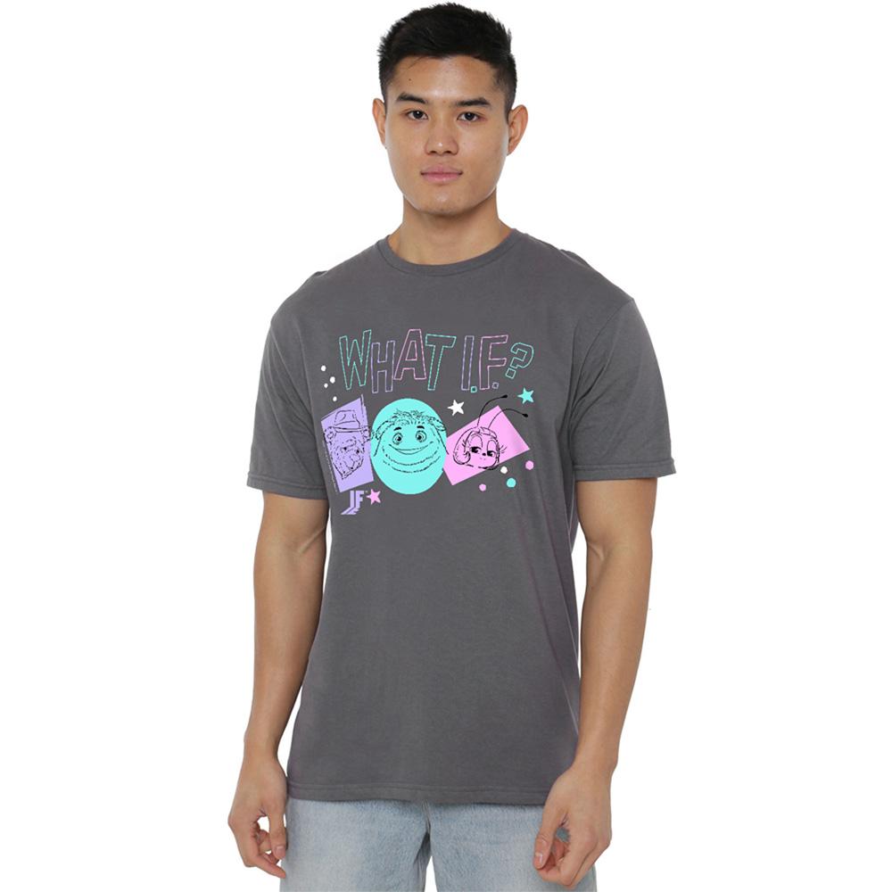 Charcoal - Lifestyle - IF Unisex Adult Imaginary Friends What If Color Pop T-Shirt