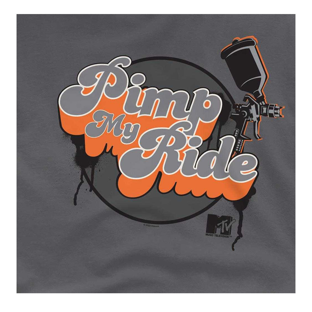 Charcoal - Side - Pimp My Ride Unisex Adult Paint Gun T-Shirt