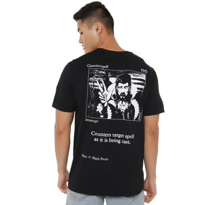 Black - Side - Magic The Gathering Mens Counterspell T-Shirt