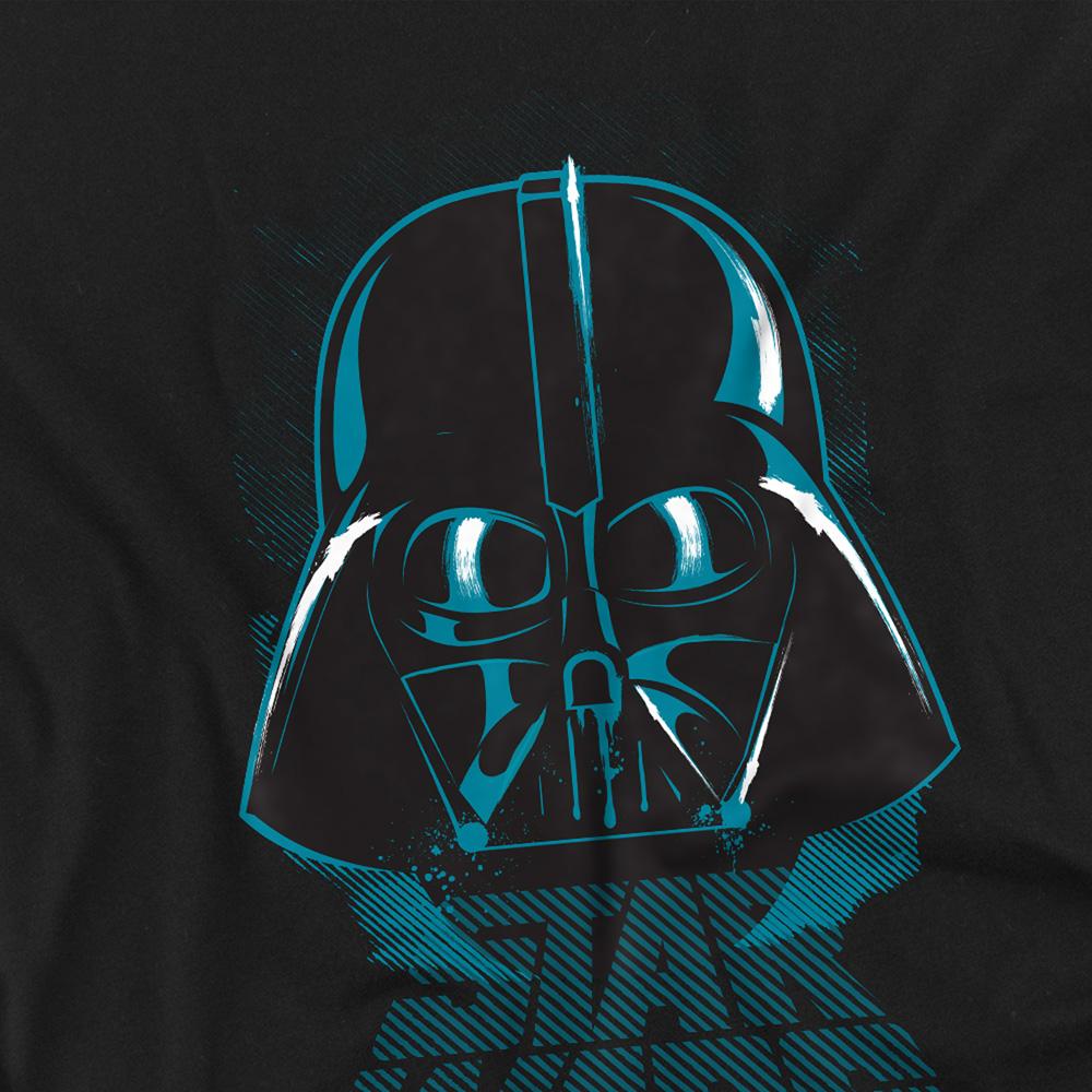 Black - Back - Star Wars Childrens-Kids Darth Vader Distressed Sweatshirt