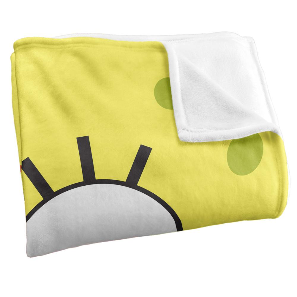 Yellow - Side - SpongeBob SquarePants Silky Goofy Blanket