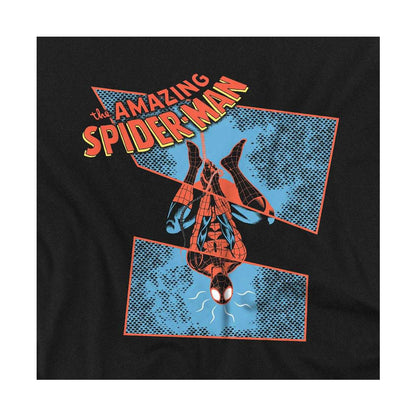 Black - Side - Spider-Man Childrens-Kids Spidey Senses Tingling Sweatshirt