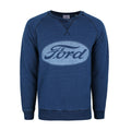 Indigo - Front - Ford Mens Logo Crew Neck Sweatshirt