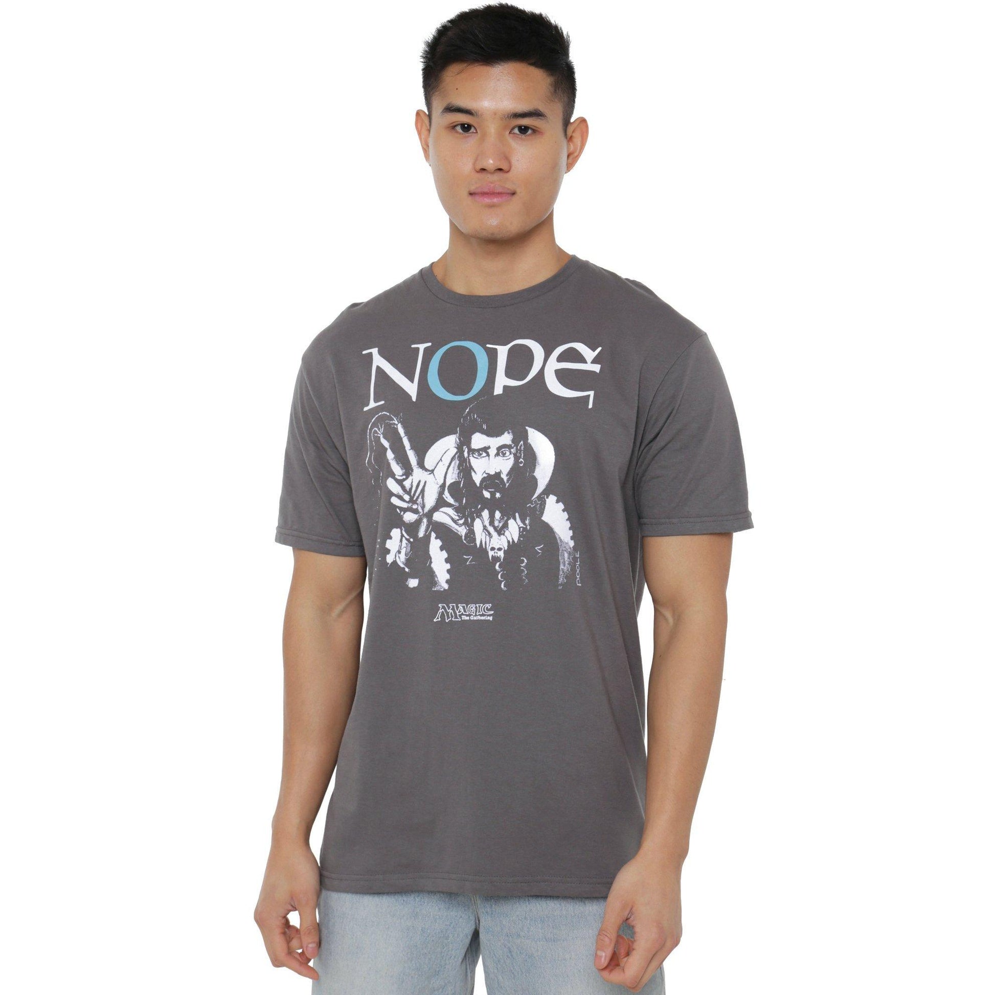 Charcoal - Lifestyle - Magic The Gathering Mens Nope T-Shirt