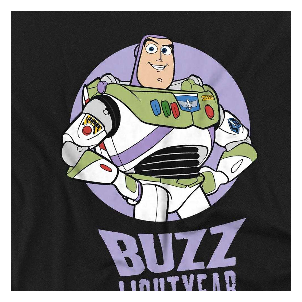 Black - Side - Toy Story Childrens-Kids Buzz Lightyear Sweatshirt