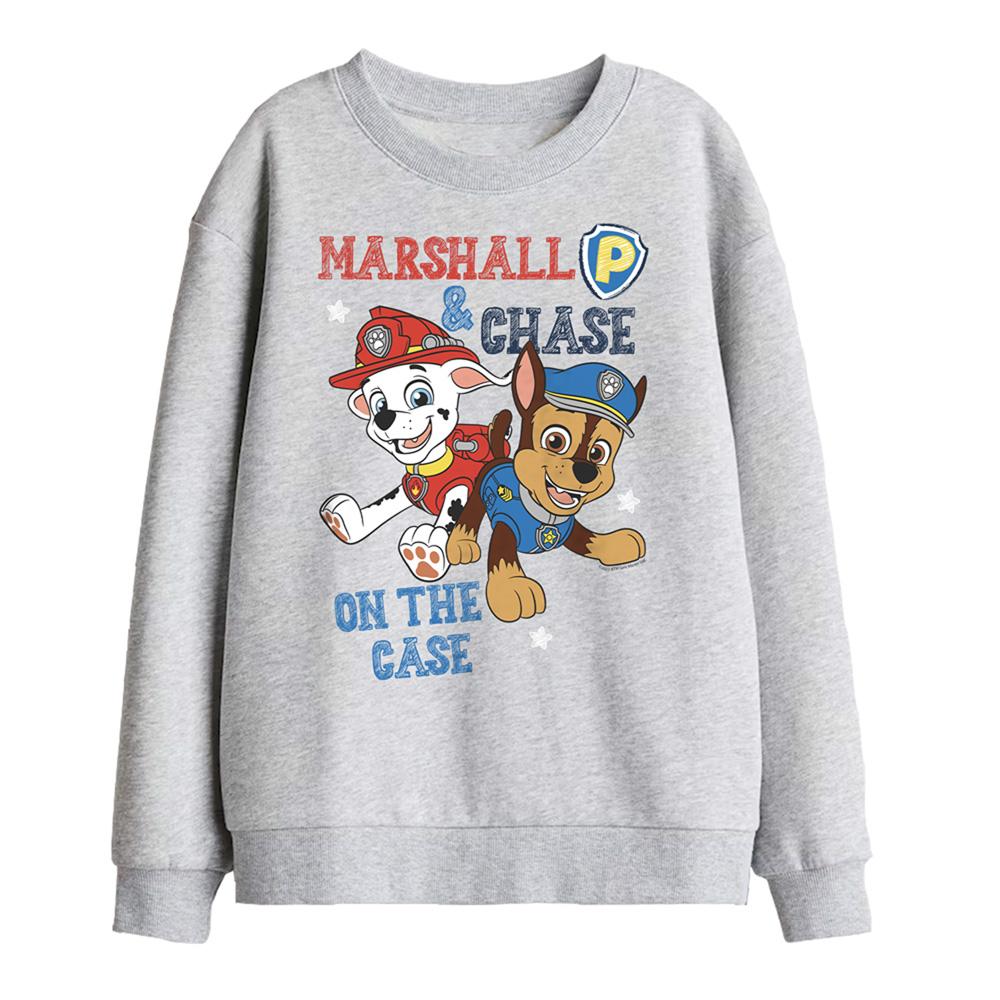 Athletic Heather - Front - Paw Patrol Childrens-Kids Ruff Ruff Rescue Sweatshirt
