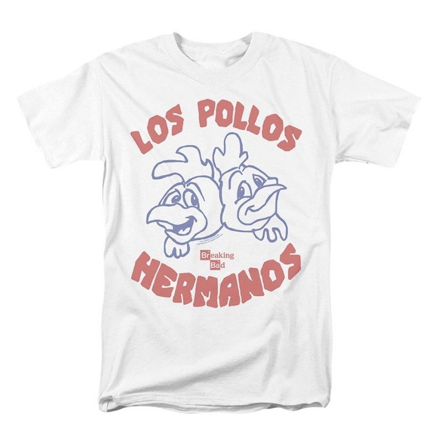 White - Front - Breaking Bad Mens Los Pollos Hermanos T-Shirt