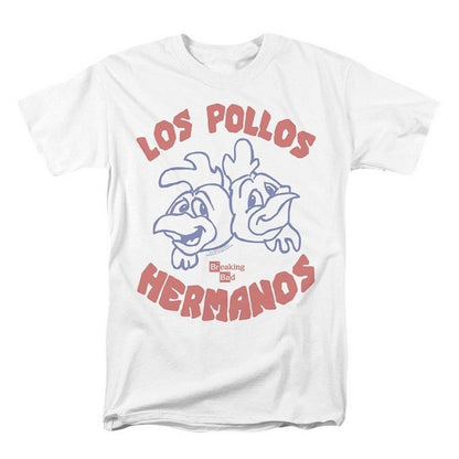 White - Front - Breaking Bad Mens Los Pollos Hermanos T-Shirt