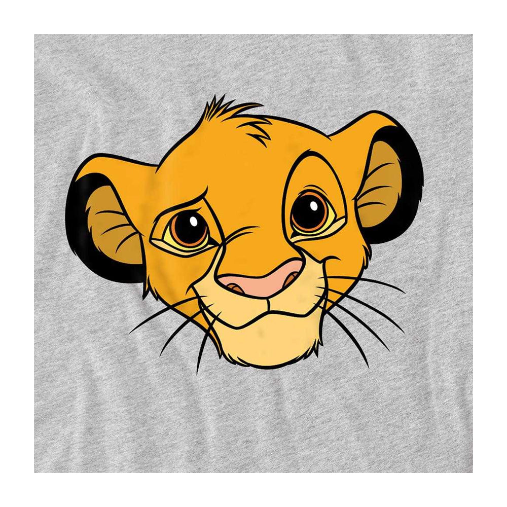 Athletic Heather - Side - The Lion King Childrens-Kids Simba Sweatshirt