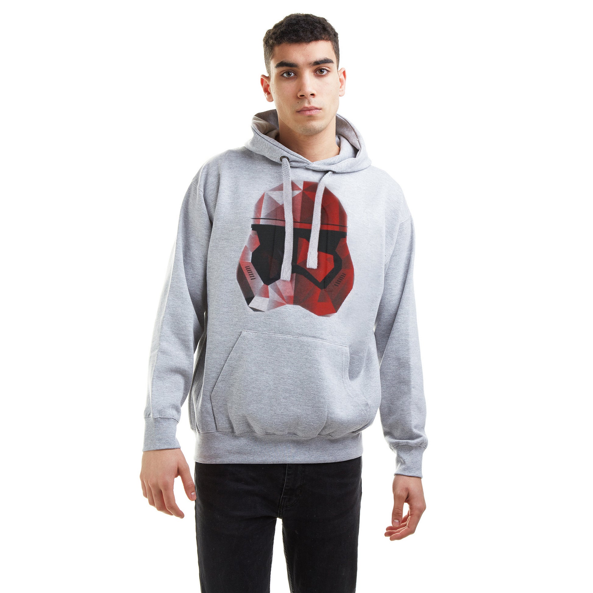 Sports Grey - Side - Star Wars Mens Geo Trooper Hoodie