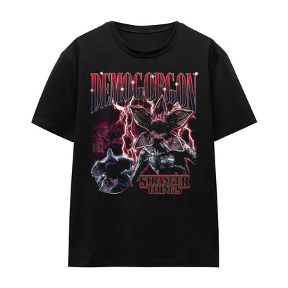 Black - Front - Stranger Things Womens-Ladies Demogorgon Homage T-Shirt