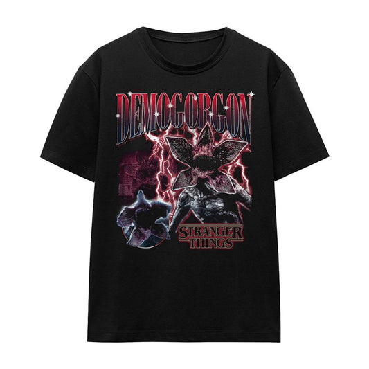 Black - Front - Stranger Things Womens-Ladies Demogorgon Homage T-Shirt