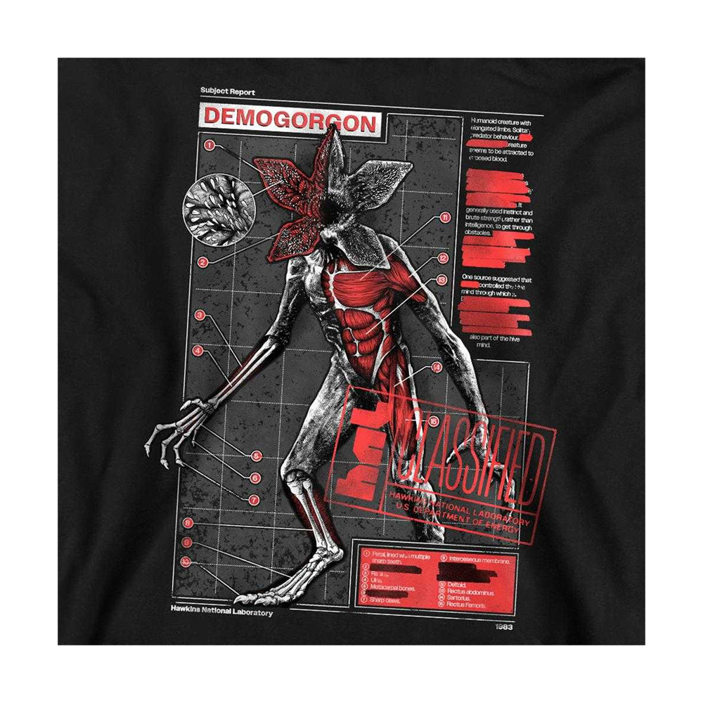 Black - Pack Shot - Stranger Things Unisex Adult Demogorgon Monster Sweatshirt