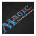 Black - Back - Magic The Gathering Mens Retro Logo Vintage Wash Hoodie