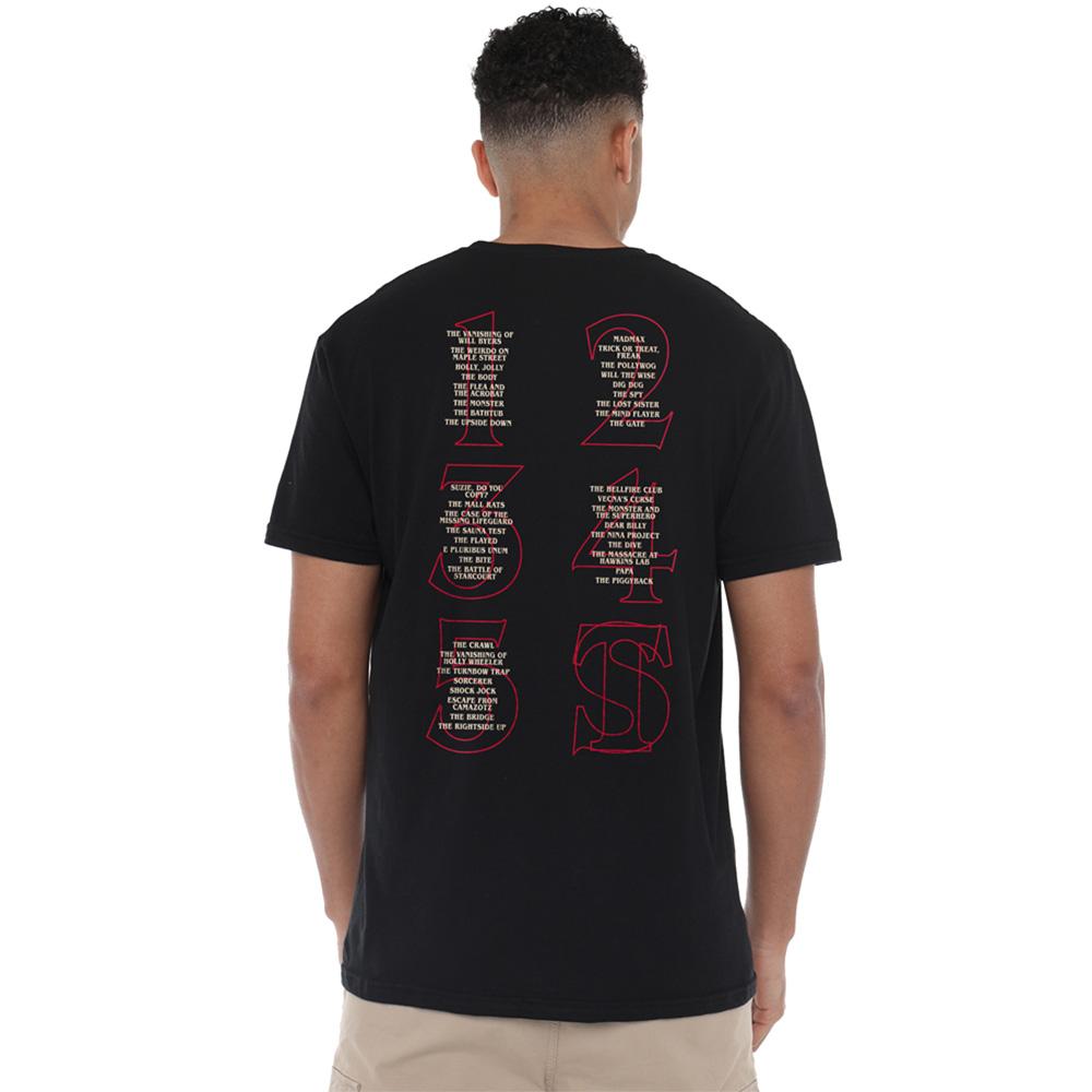 Black - Lifestyle - Stranger Things Unisex Adult One Last Adventure Back Print T-Shirt