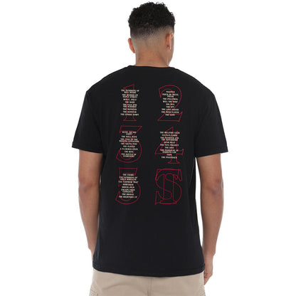Black - Lifestyle - Stranger Things Unisex Adult One Last Adventure Back Print T-Shirt